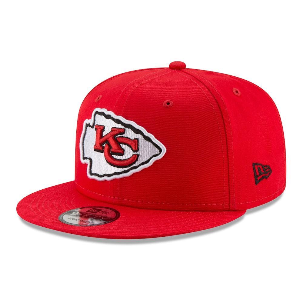 Kansas City Chiefs New Era Basic 9FIFTY Snapback Hat - Red - Triple Play Caps