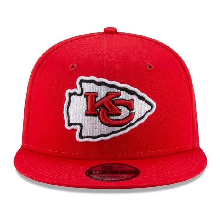 Kansas City Chiefs New Era Basic 9FIFTY Snapback Hat - Red - Triple Play Caps