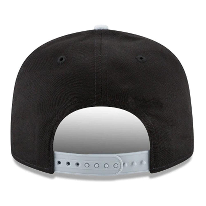 Las Vegas Raiders New Era 2-Tone Basic 9FIFTY Snapback Hat - Black/Gray - Triple Play Caps
