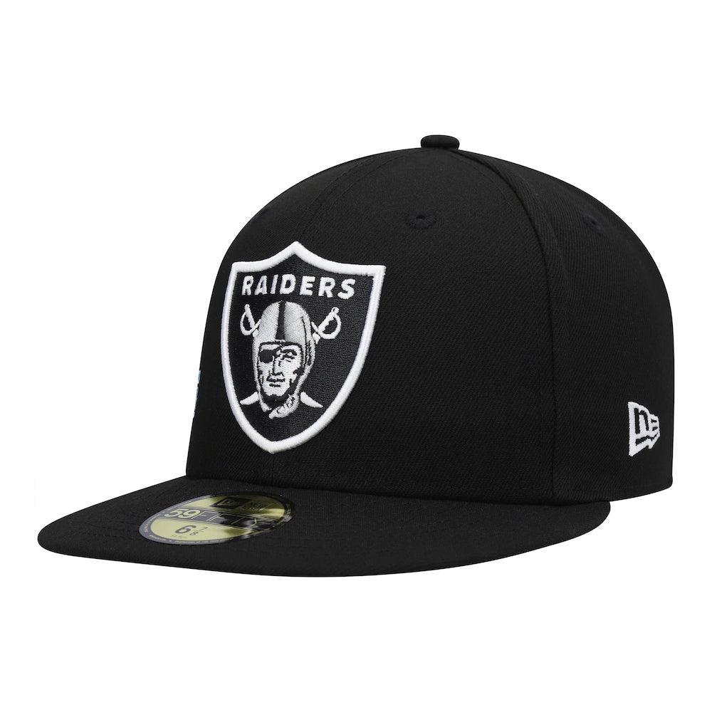 Las Vegas Raiders New Era Stateview 59FIFTY Fitted Hat - Black - Triple Play Caps