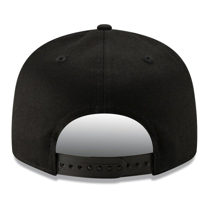 Las Vegas Raiders New Era Throwback Wordmark 9FIFTY Snapback Hat - Black - Triple Play Caps