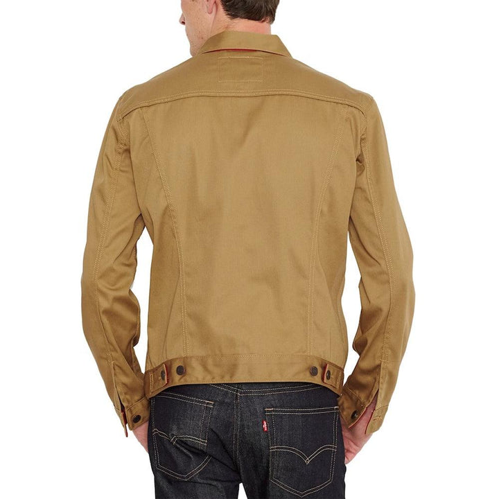 Levi's San Francisco 49ers Twill Trucker Button-Up Jacket - Gold - Triple Play Caps