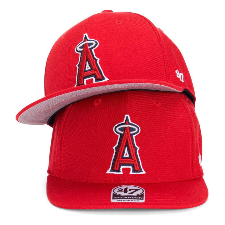 Los Angeles Angels 47 Brand No Shot '47 Captain - Red - Triple Play Caps