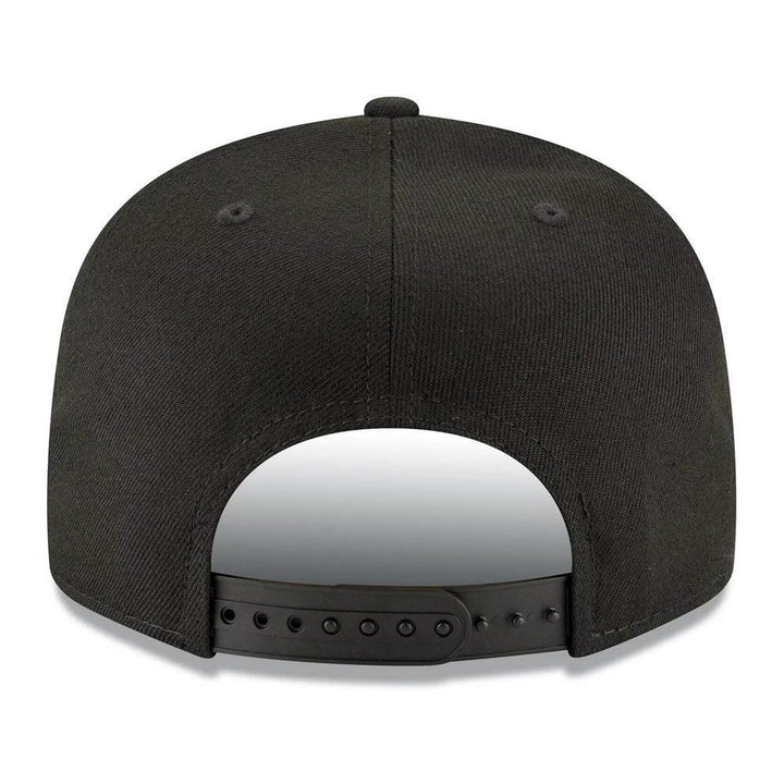Los Angeles Angels New Era Black on Black 9FIFTY Snapback Hat - Triple Play Caps