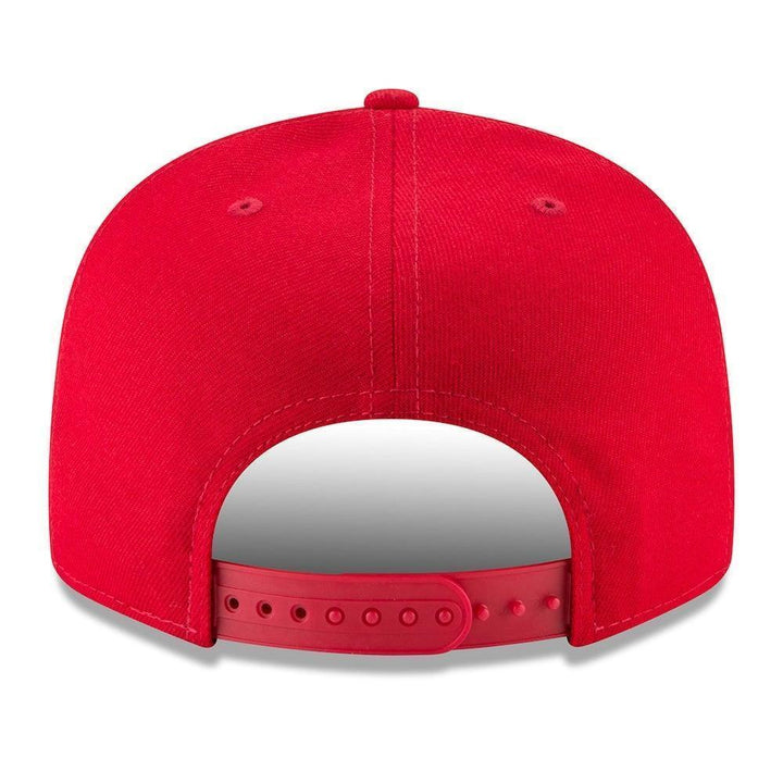 Los Angeles Angels New Era Team Color 9FIFTY Snapback Hat - Red - Triple Play Caps