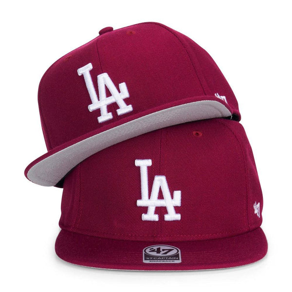 Los Angeles Dodgers 47 Brand No Shot '47 Captain - Cardinal - Triple Play Caps