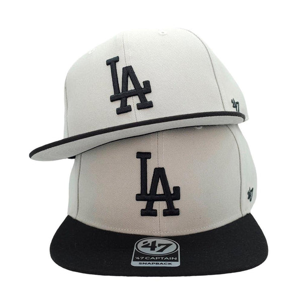 Los Angeles Dodgers 47 Brand No Shot '47 Captain - Gray/Black - Triple Play Caps