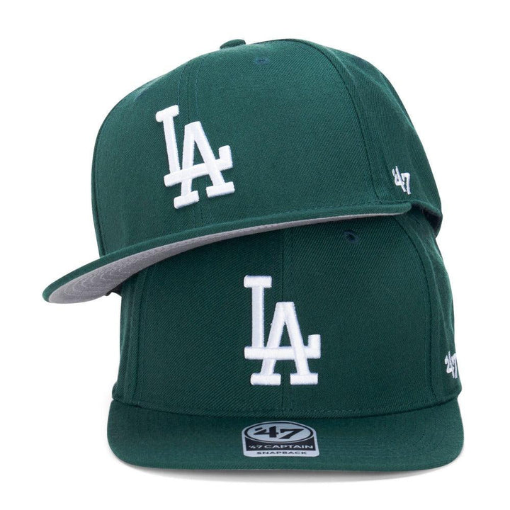 Los Angeles Dodgers 47 Brand No Shot '47 Captain - Green - Triple Play Caps