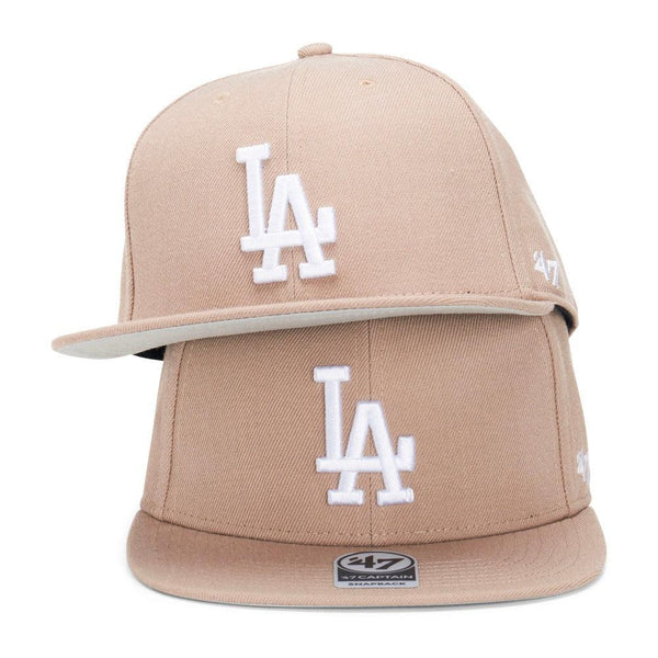 Los Angeles Dodgers 47 Brand No Shot '47 Captain - Khaki - Triple Play Caps