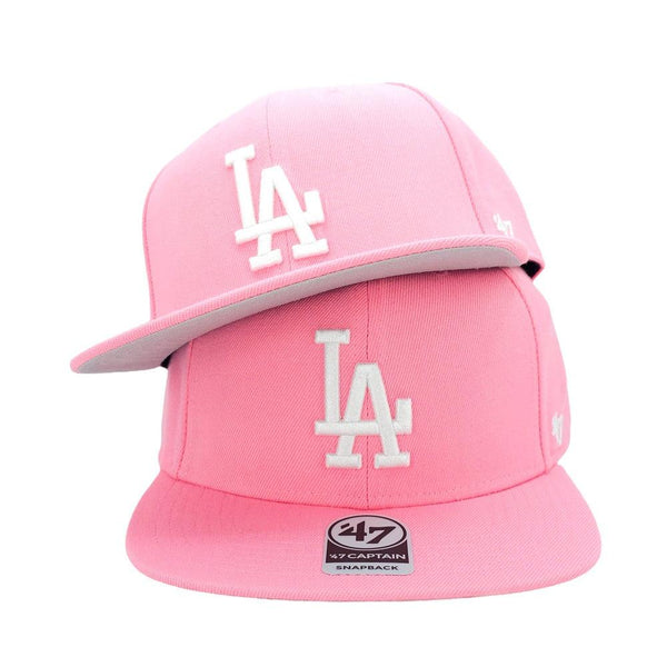 Los Angeles Dodgers 47 Brand No Shot '47 Captain - Rose Pink - Triple Play Caps