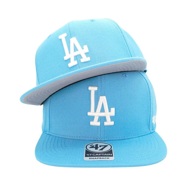 Los Angeles Dodgers 47 Brand No Shot '47 Captain - Sky Blue - Triple Play Caps