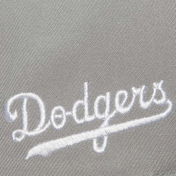 Los Angeles Dodgers Mitchell & Ness Cooperstown Away Snapback Hat - Gray - Triple Play Caps