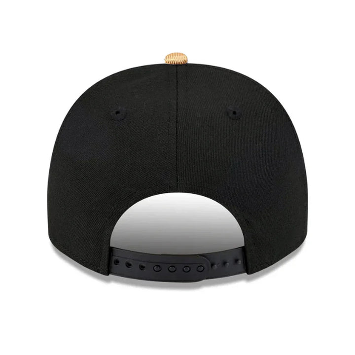 Los Angeles Dodgers New Era 2025 Gold Collection 9FIFTY A-Frame Snapback Hat - Black - Triple Play Caps