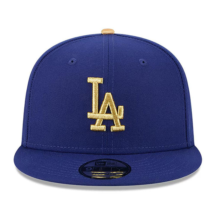 Los Angeles Dodgers New Era 2025 Gold Collection 9FIFTY Snapback Hat - Royal - Triple Play Caps