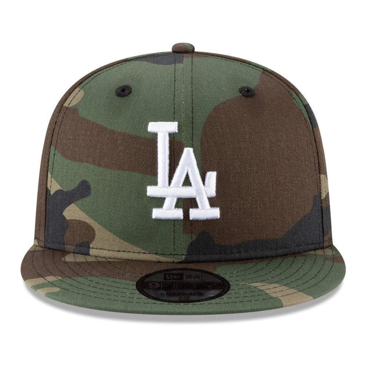 Los Angeles Dodgers New Era Camo Basic 9FIFTY Snapback Hat - Triple Play Caps