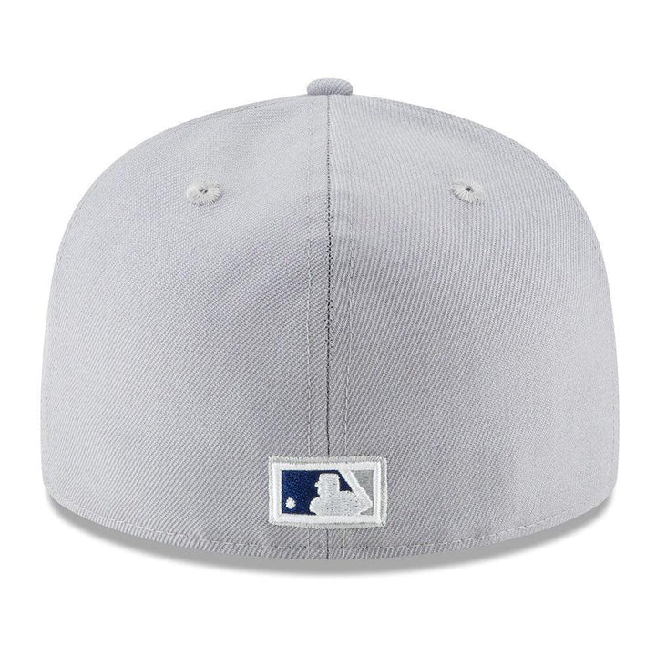 Los Angeles Dodgers New Era Cooperstown Collection Logo 59FIFTY Fitted Hat - Gray - Triple Play Caps