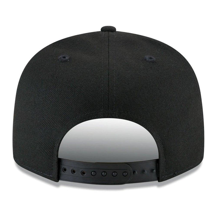 Los Angeles Dodgers New Era "D" Logo Black on Black 9FIFTY Snapback Hat - Black - Triple Play Caps