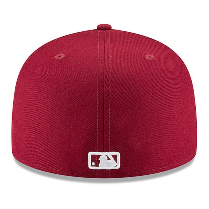 Los Angeles Dodgers New Era Fashion Color Basic 59FIFTY Fitted Hat - Crimson - Triple Play Caps