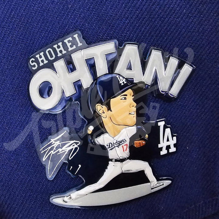 Los Angeles Dodgers New Era Shohei Ohtani Pitching Side Patch 9FIFTY Snapback Hat - Royal - Triple Play Caps