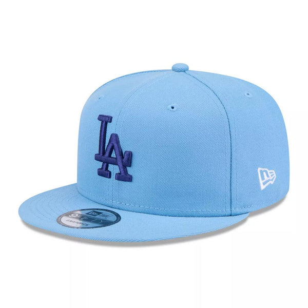 Los Angeles Dodgers New Era Sky Blue Evergreen 9FIFTY Snapback Hat - Sky Blue - Triple Play Caps