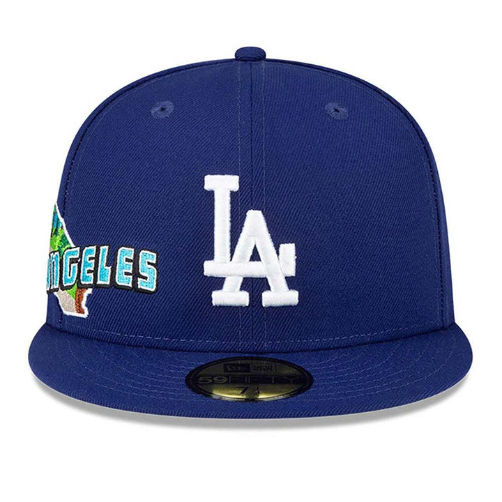 Los Angeles Dodgers New Era Stateview 59FIFTY Fitted Hat - Royal - Triple Play Caps