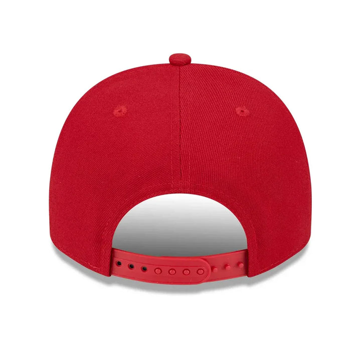 Los Angeles Dodgers New Era Upside Down Logo 9FIFTY A-Frame Snapback Hat - Red - Triple Play Caps