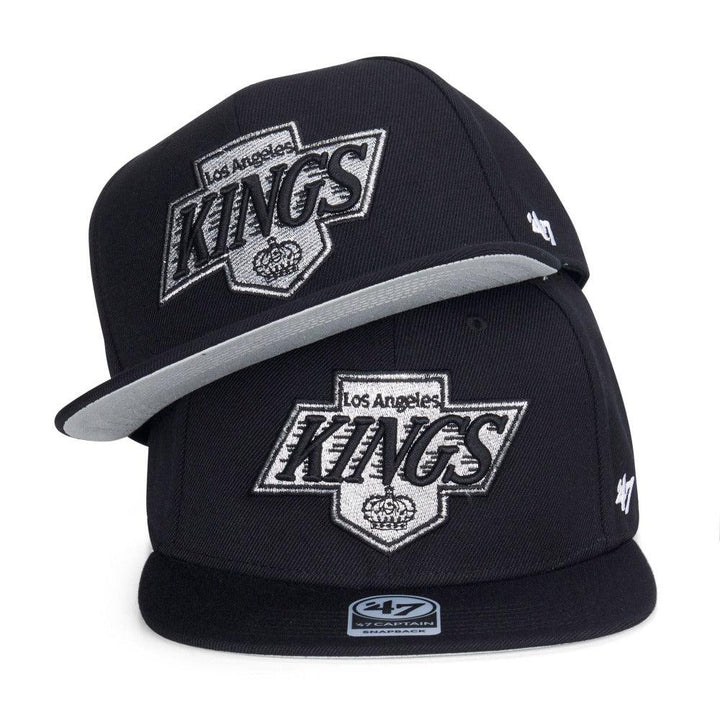 Los Angeles Kings 47 Brand No Shot '47 Captain - Black - Triple Play Caps
