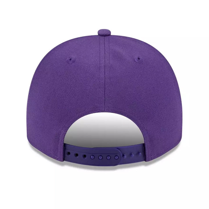 Los Angeles Lakers New Era Team Color 9FIFTY A-Frame Snapback Hat - Purple - Triple Play Caps