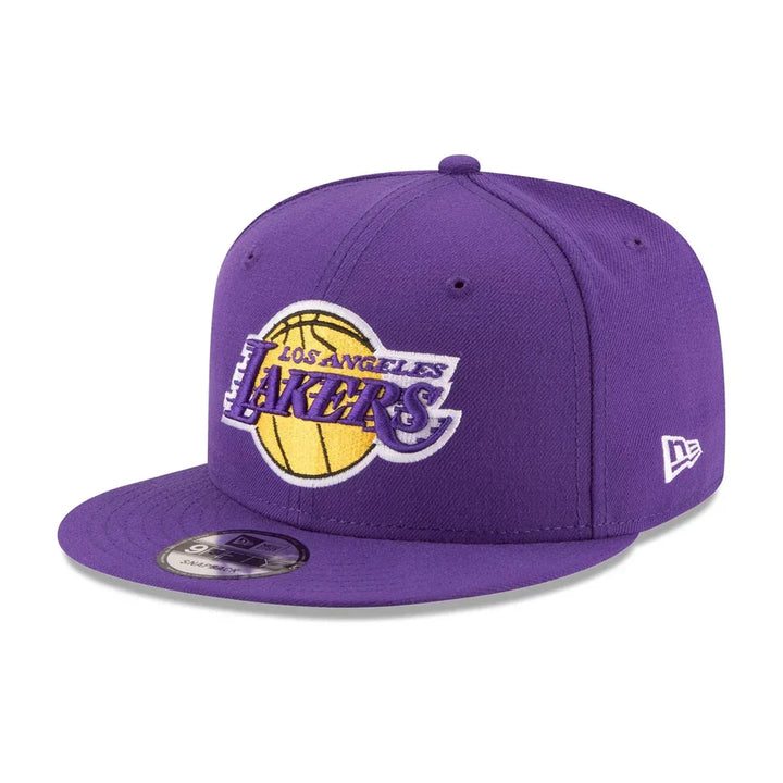 Los Angeles Lakers New Era Team Color 9FIFTY Snapback Hat - Purple - Triple Play Caps