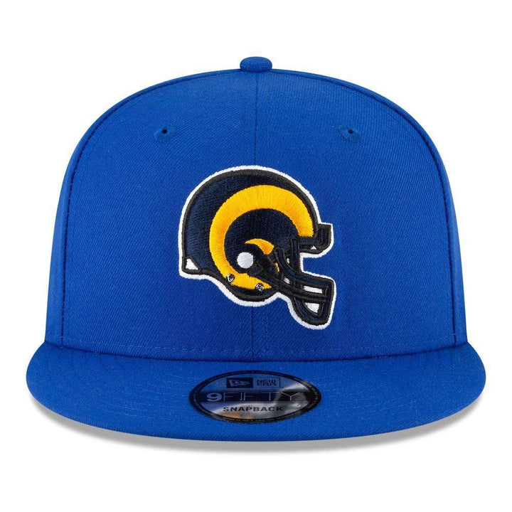 Los Angeles Rams New Era Basic Throwback 9FIFTY Snapback Hat - Royal ...