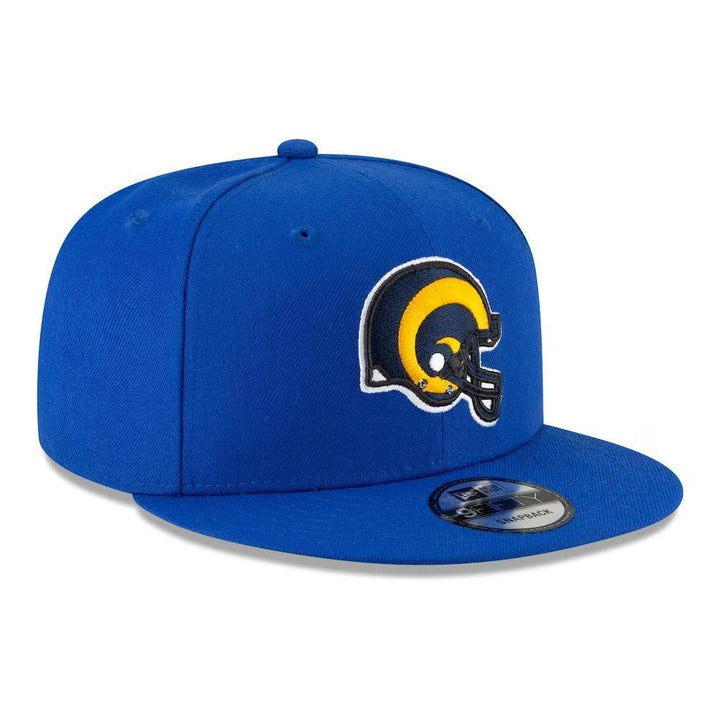 Los Angeles Rams New Era Basic Throwback 9FIFTY Snapback Hat - Royal - Triple Play Caps