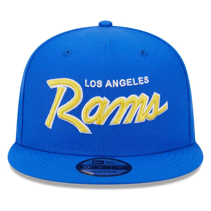 Los Angeles Rams New Era Main Script 9FIFTY Snapback Hat - Royal - Triple Play Caps