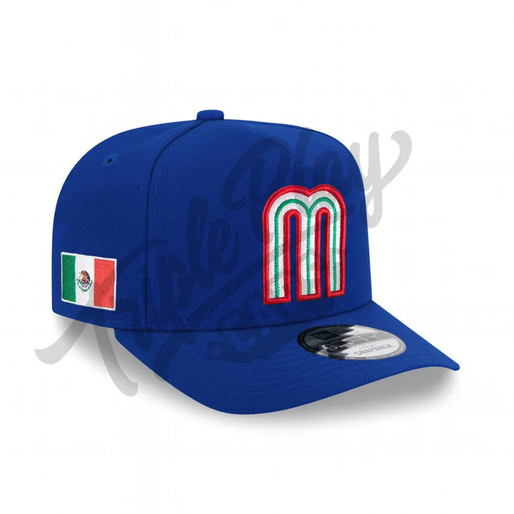 Mexico Baseball New Era 9FIFTY A-Frame Snapback Hat - Royal - Triple Play Caps