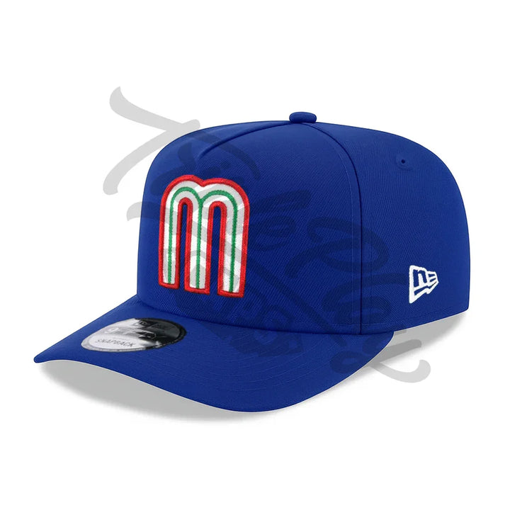 Mexico Baseball New Era 9FIFTY A-Frame Snapback Hat - Royal - Triple Play Caps