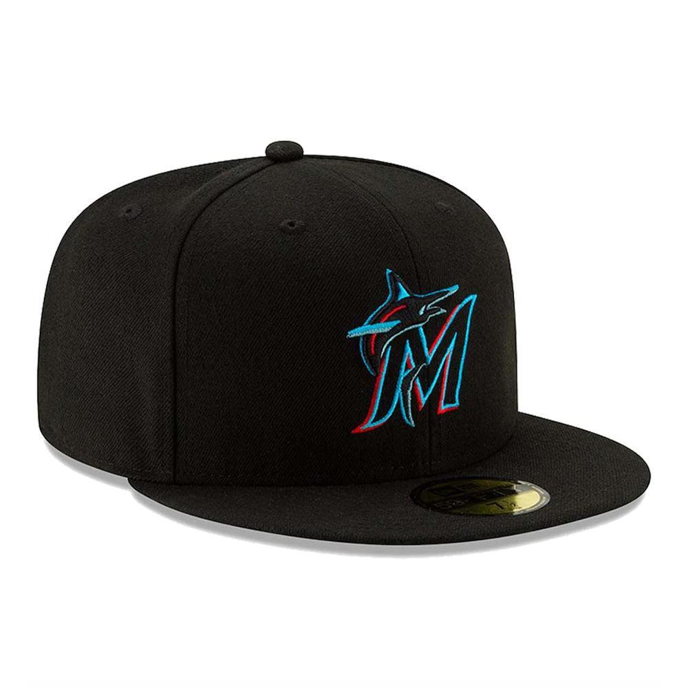 Miami Marlins New Era Authentic Collection On-Field 59FIFTY Fitted Hat - Triple Play Caps
