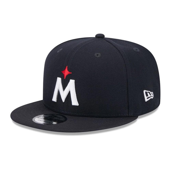 Minnesota Twins New Era Team Color 9FIFTY Snapback Hat - Navy - Triple Play Caps
