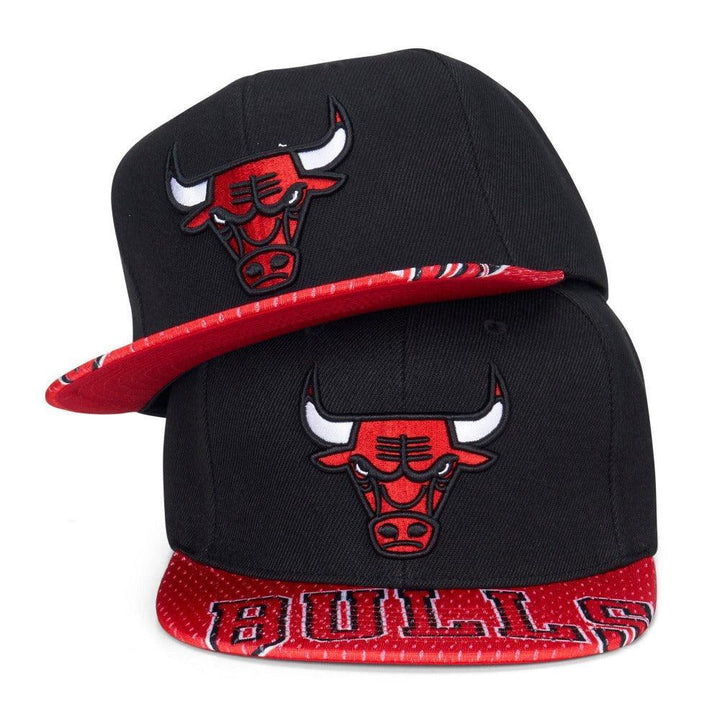 Mitchell & Ness Chicago Bulls Snapshot Snapback Hat - Black - Triple Play Caps