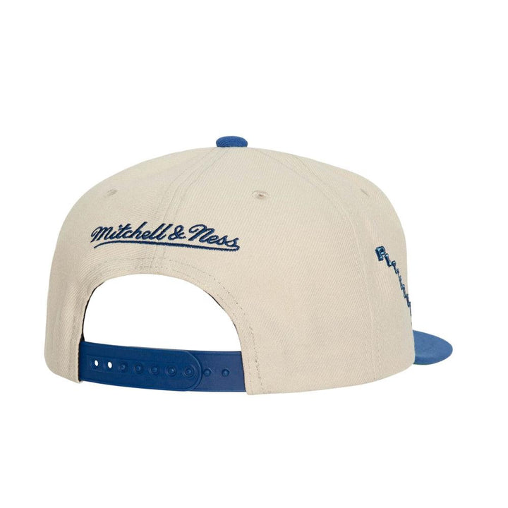 Mitchell & Ness Pittsburgh Penguins Vintage Off White Snapback Hat - Off White - Triple Play Caps
