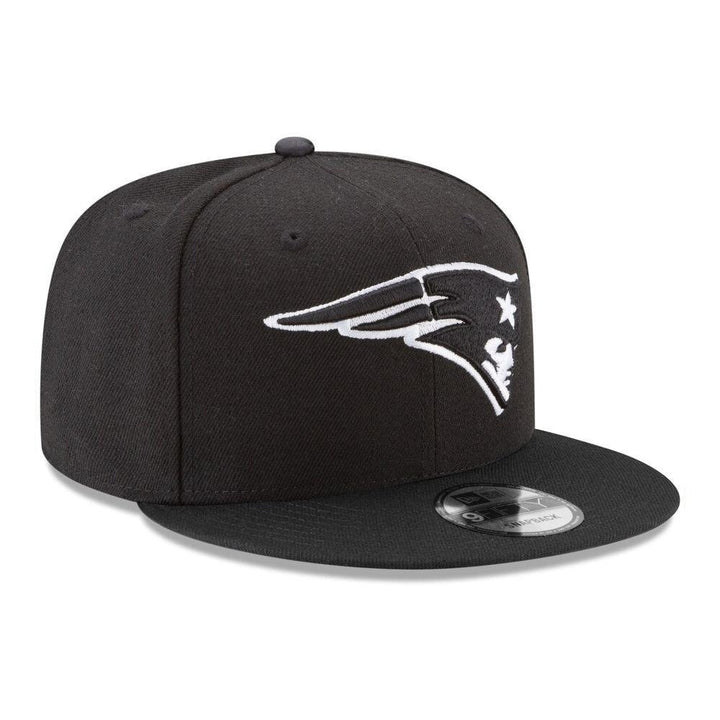 New England Patriots New Era B-Dub 9FIFTY Snapback Hat - Black - Triple Play Caps