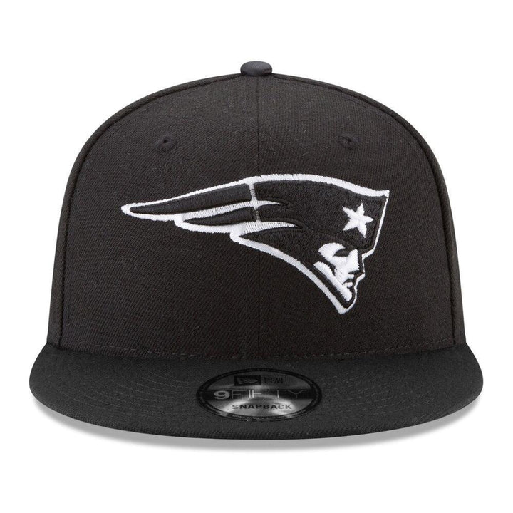New England Patriots New Era B-Dub 9FIFTY Snapback Hat - Black - Triple Play Caps