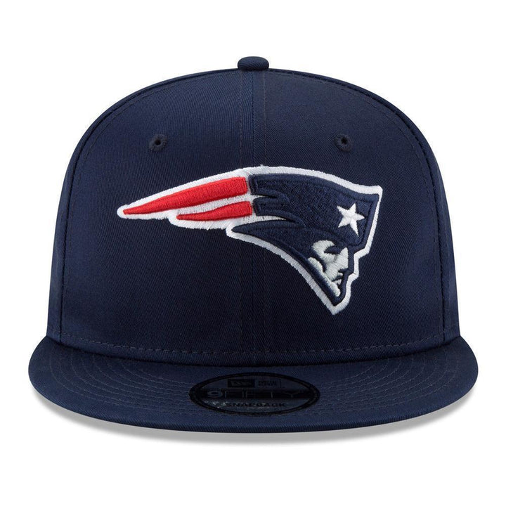 New England Patriots New Era Basic 9FIFTY Snapback Hat - Navy - Triple Play Caps