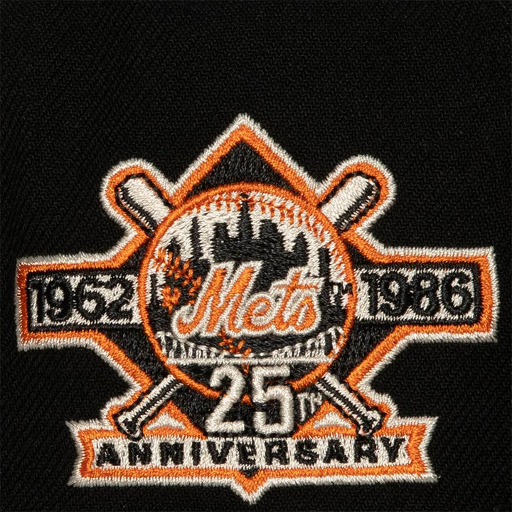 New York Mets Mitchell & Ness Cooperstown True Classics Snapback Hat - Black - Triple Play Caps