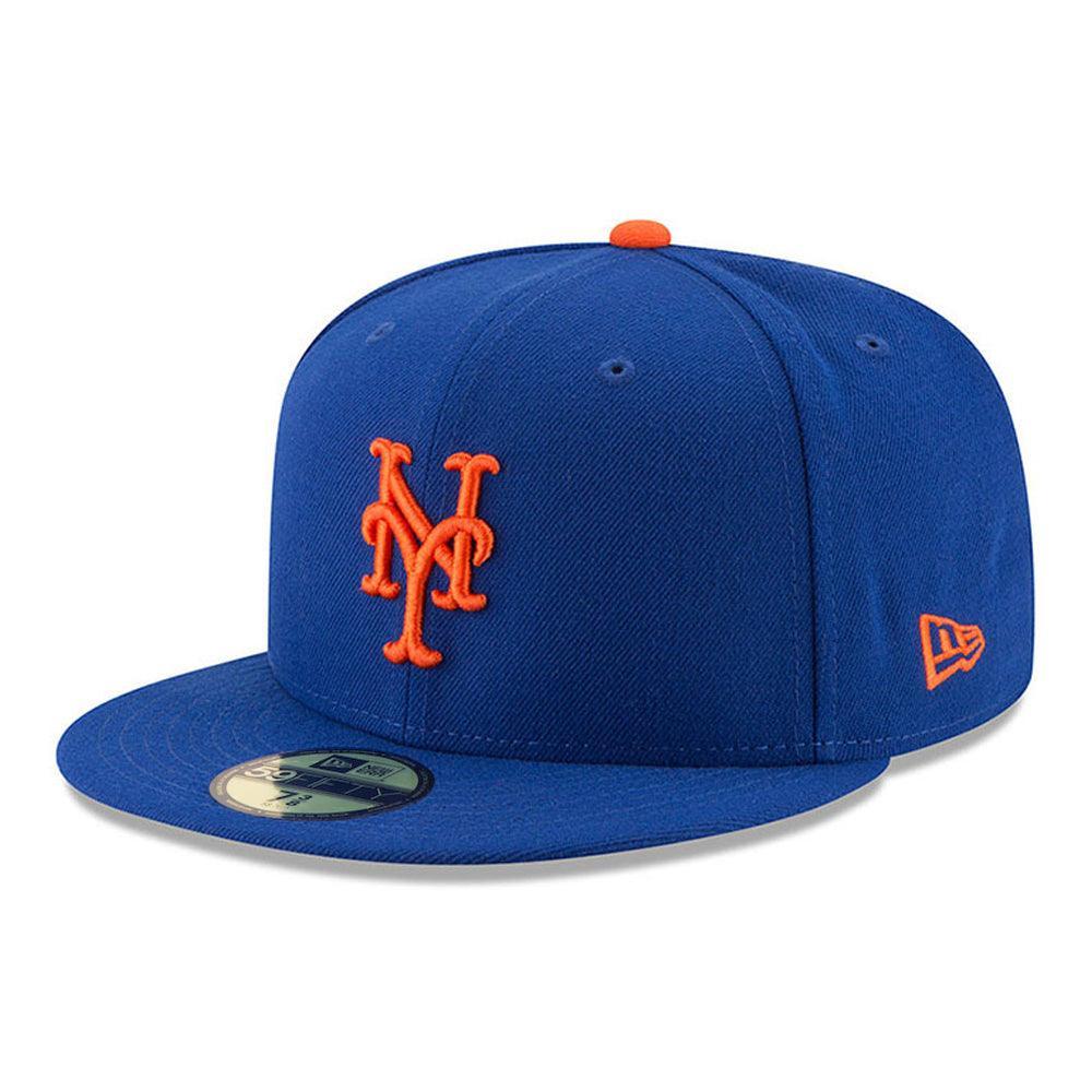 New York Mets New Era Authentic Collection On-Field 59FIFTY Fitted Hat - Triple Play Caps