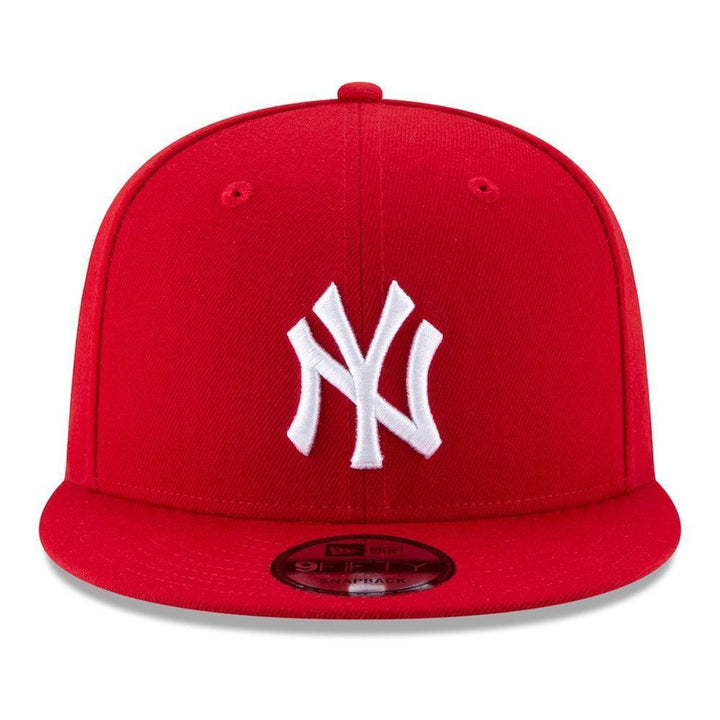 New York Yankees New Era Basic 9FIFTY Snapback Hat - Red - Triple Play Caps