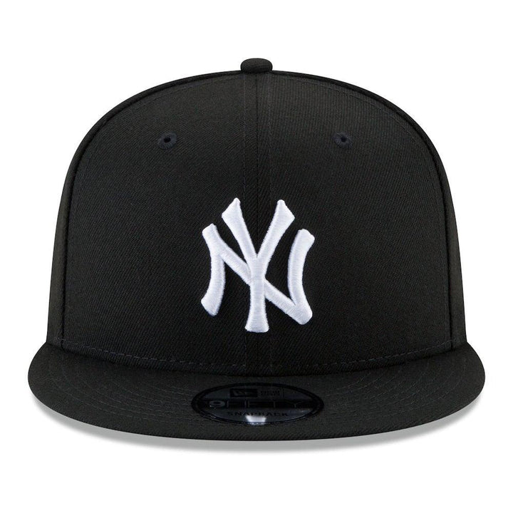 New York Yankees New Era Black & White 9FIFTY Snapback Hat - Black - Triple Play Caps