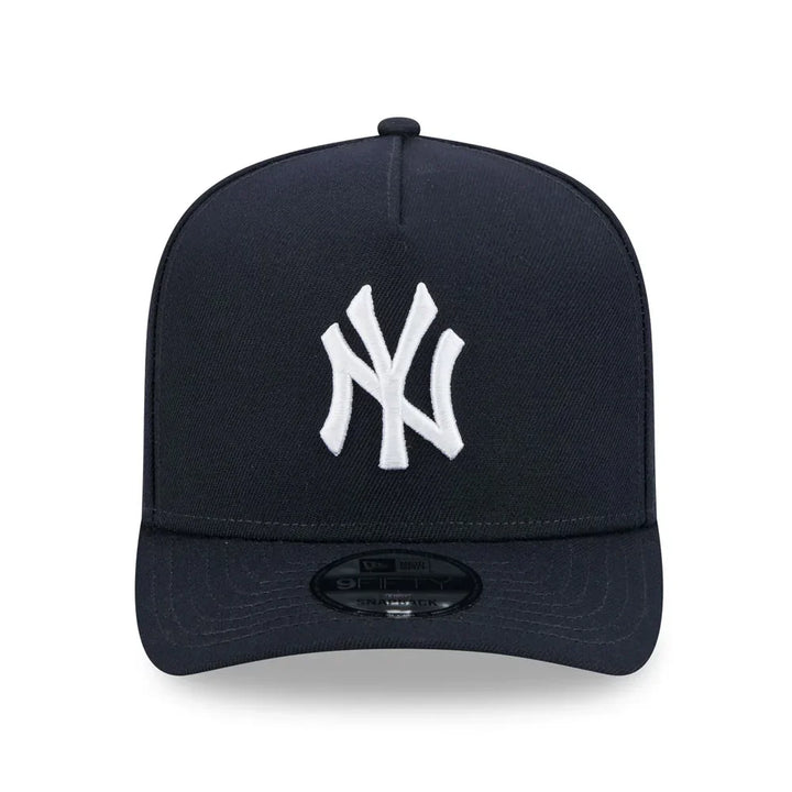New York Yankees New Era Team Color 9FIFTY A-Frame Snapback Hat - Navy - Triple Play Caps