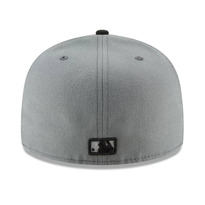 New York Yankees New Era Two-Tone Basic 59FIFTY Fitted Hat - Gray/Black - Triple Play Caps