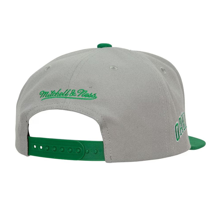 Oakland Athletics Mitchell & Ness Cooperstown Away Snapback Hat - Gray - Triple Play Caps