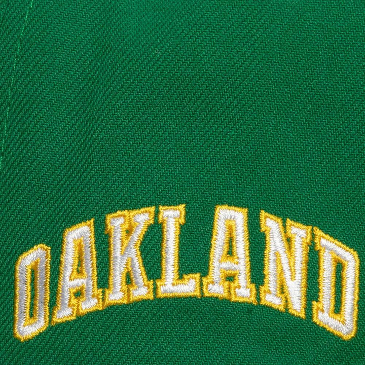 Oakland Athletics Mitchell & Ness Cooperstown Evergreen Snapback Hat - Green - Triple Play Caps