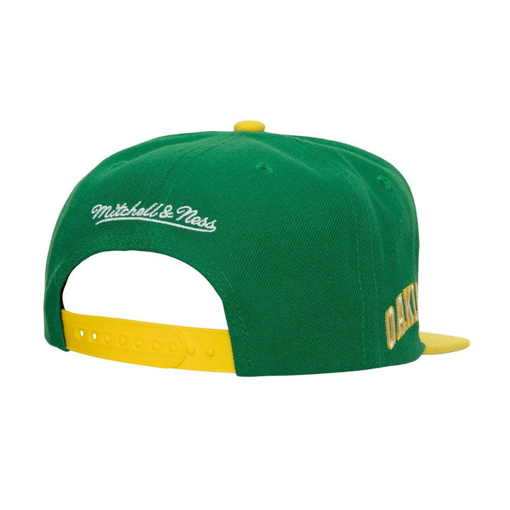 Oakland Athletics Mitchell & Ness Cooperstown Evergreen Snapback Hat - Green - Triple Play Caps